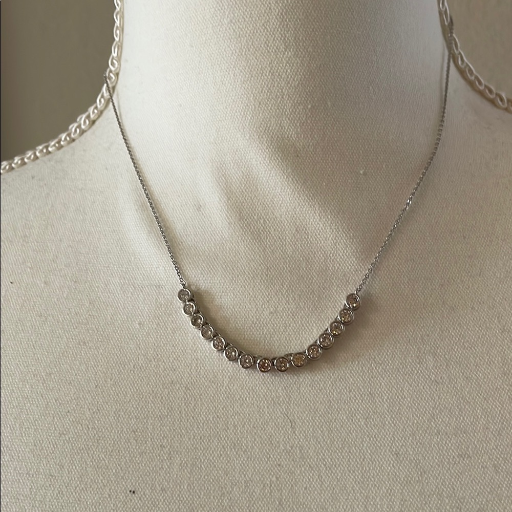 Melinda Maria Silver Necklace Minimalist Design